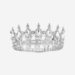 Топпер декоративный "Корона с камнями" Серебро/Жемчуг 12 см , 899 ₽ Топпер декоративный "Корона с камнями" Серебро/Жемчуг 12 см