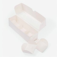 Коробка для 3 моти с пластиковым окном белая 19х5,5х5,5 см 293090, 49 ₽ Коробка для 3 моти с пластиковым окном белая 19х5,5х5,5 см 293090