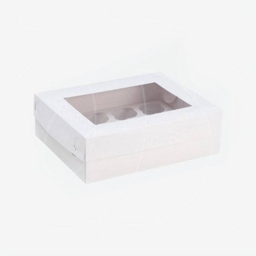 Коробка на 12 капкейков с окном белая 32х25х10 см КУ-117 , 432101;  7904604    , 109 ₽ Коробка на 12 капкейков с окном белая 32х25х10 см КУ-117 , 432101;  7904604