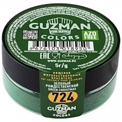 Краситель пищевой сухой жирорастворимый GUZMAN "Зелёный рождественский 724" 5 г 724, 419 ₽ Краситель пищевой сухой жирорастворимый GUZMAN "Зелёный рождественский 724" 5 г 724