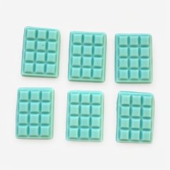 Фигурка из шоколадной глазури "Плитка шоколада цвет в ассортименте" 6 шт ФГ132