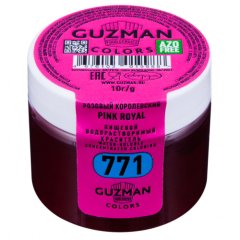 Краситель пищевой сухой водорастворимый GUZMAN "Розовый королевский 771" 10 г 771, 419 ₽ Краситель пищевой сухой водорастворимый GUZMAN "Розовый королевский 771" 10 г 771