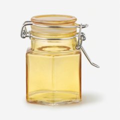 Банка стеклянная с бугельным замком "Грани" 100 мл 934185