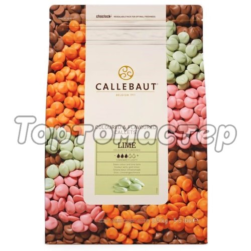 Шоколад зелёный лимонный CALLEBAUT 500 г Lemon-RT-U70