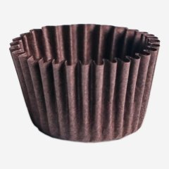 Капсула бумажная Коричневая D25 H20 25 шт БК-6