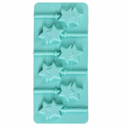Форма силиконовая для леденцов "Две звезды" 6 шт 1000370