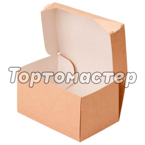 Коробка для сладостей крафт 15х10х8,5 см OSQ CAKE 1200  (ECO CAKE 1200)