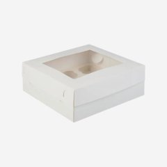 Коробка на 9 капкейков с окном белая 25х25х10 см КУ-097,00059; 7904602, 115 ₽ Коробка на 9 капкейков с окном белая 25х25х10 см КУ-097,00059; 7904602