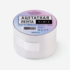 Ацетатная лента в рулоне высота 6 см длина 5 м толщина 130 мкм MIXIE 33435 , 209 ₽ Ацетатная лента в рулоне высота 6 см длина 5 м толщина 130 мкм MIXIE 33435