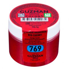 Краситель пищевой сухой водорастворимый GUZMAN "Красный вишнёвый 769" 10 г 769, 419 ₽ Краситель пищевой сухой водорастворимый GUZMAN "Красный вишнёвый 769" 10 г 769
