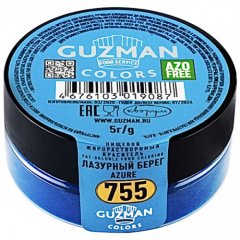 Краситель пищевой сухой жирорастворимый GUZMAN "Лазурный берег 755" 5 г 755, 419 ₽ Краситель пищевой сухой жирорастворимый GUZMAN "Лазурный берег 755" 5 г 755